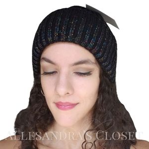 Nike Beanie Hat NSW Utility Swoosh Black Rainbow Colorful Holiday Outdoor Winter